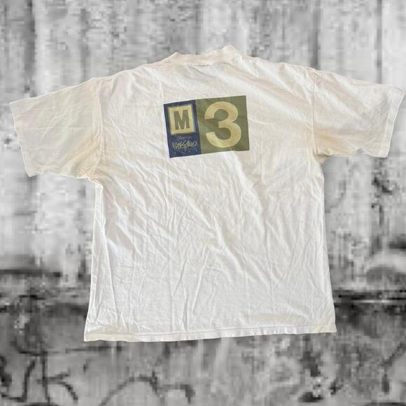 Vintage Mossimo “M3” Graphic Tee – White – Size XL - Picture 1 of 8